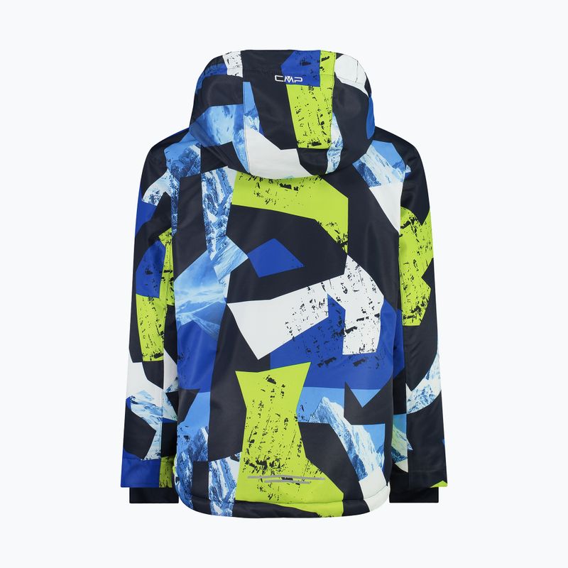 CMP Kinder Skijacke 39W1924/22ZP royal/acido/b.blau 2