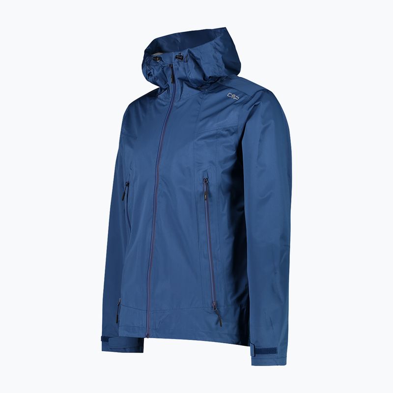 Herren CMP Fix Hood Regenjacke blau 32Z5077/M879 8