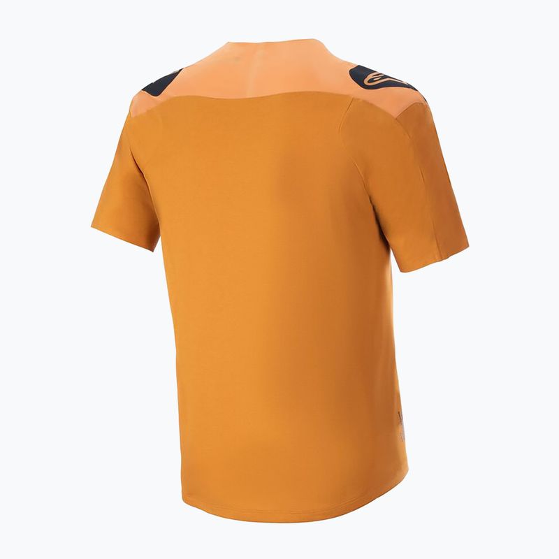 Herren Alpinestars A-Aria Polartec Switch Radtrikot dunkel gold 2