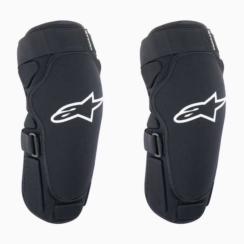 Alpinestars A-Impact Plasma Pro Knieprotektoren schwarz/weiss