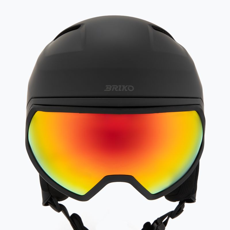 Skihelm Briko Stormrider matte black/gunmetal 7
