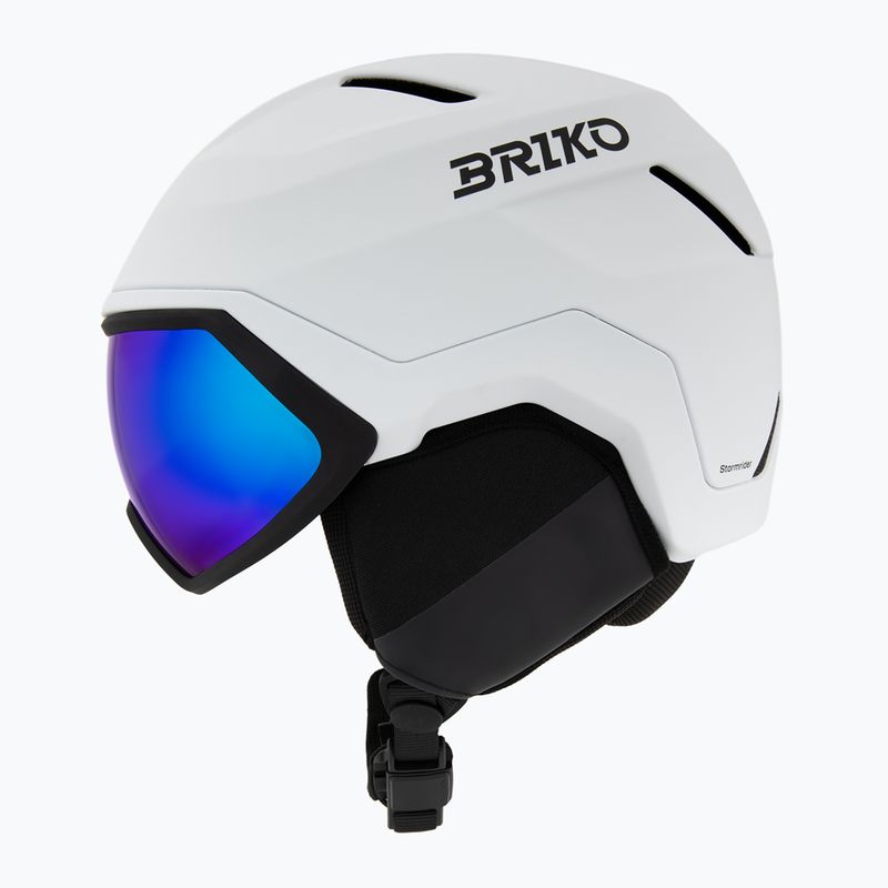 Skihelm Briko Stormrider matt white/black 3