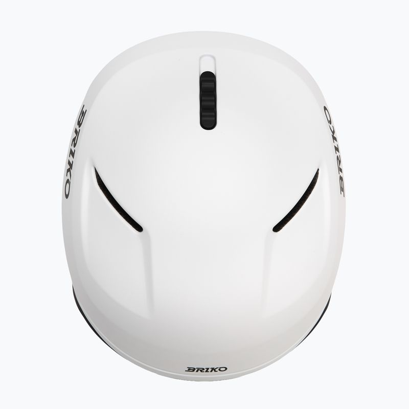 Skihelm Briko Stormrider matt white/black 6