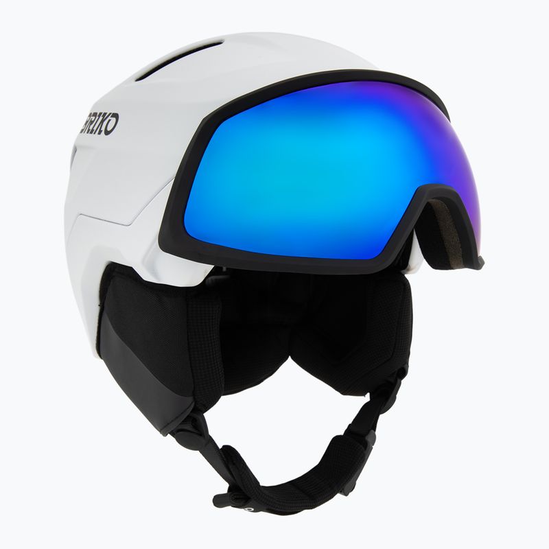 Skihelm Briko Stormrider matt white/black 9