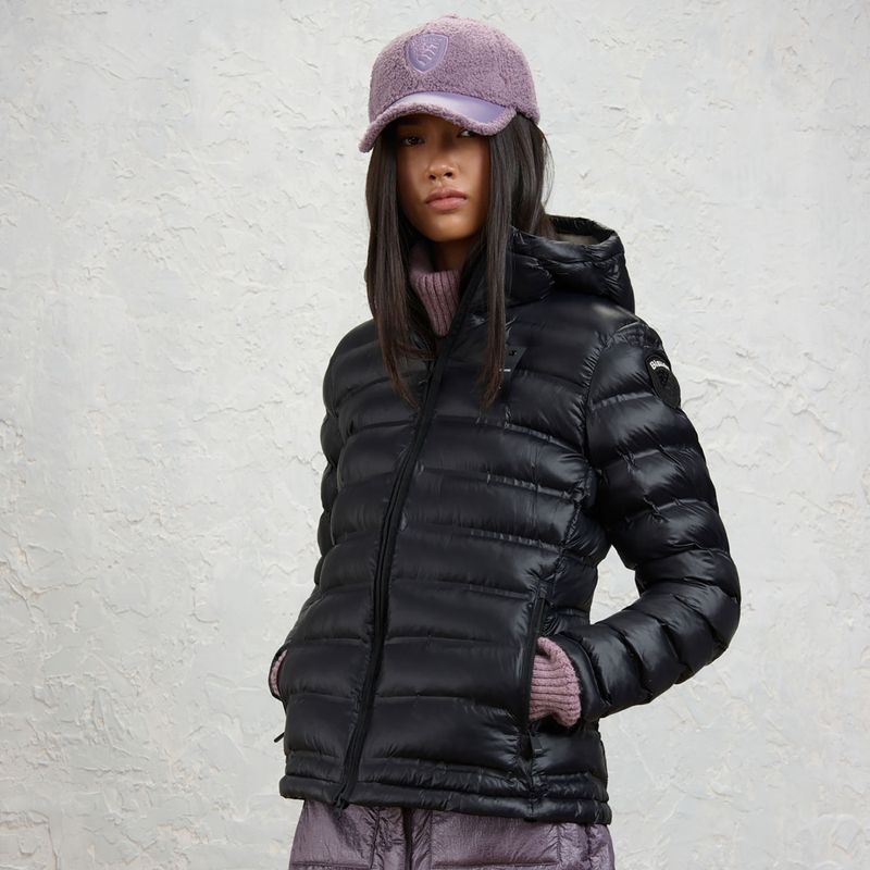 Damenjacke Blauer USA Ellis black inside mist grey 2