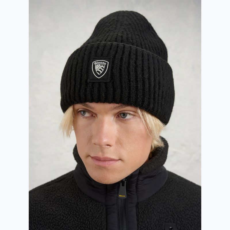 Wintermütze Blauer USA Wabash black 6