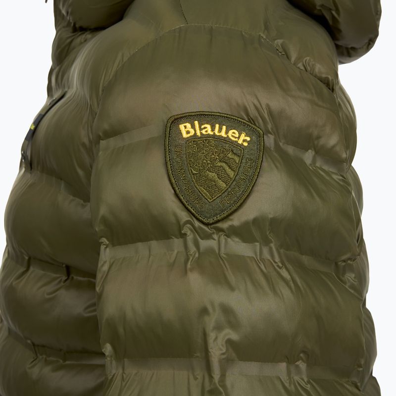 Herrenjacke Blauer USA Charles dark olive inside mist grey 3