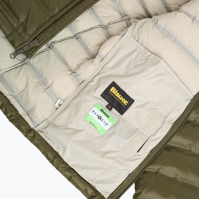 Herrenjacke Blauer USA Charles dark olive inside mist grey 7