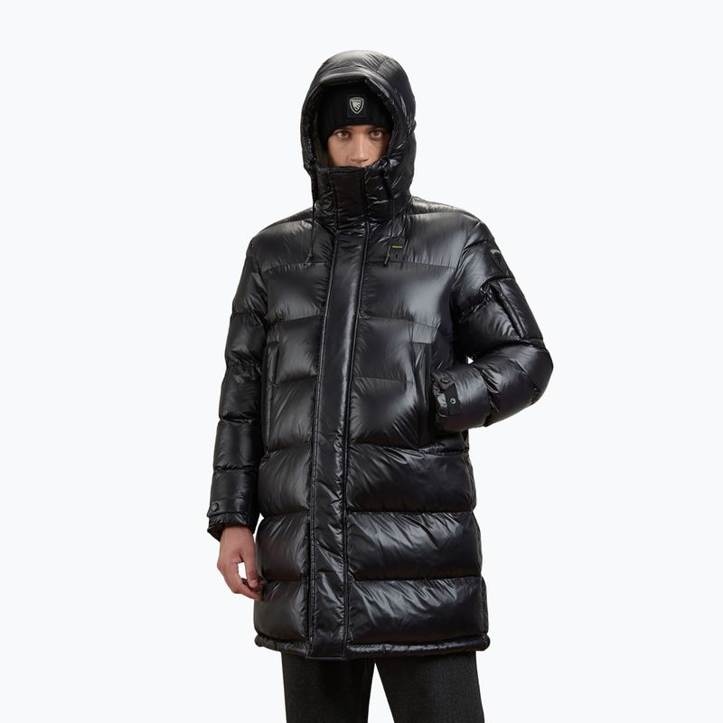 Herrenmantel Blauer USA Aldrich black inside beige