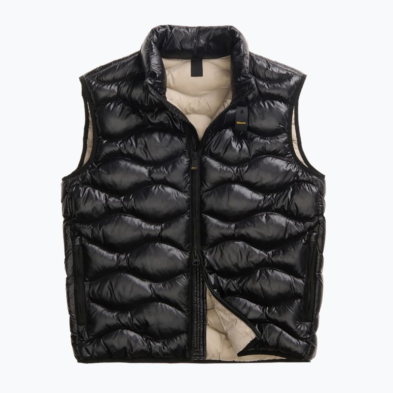 Herrenweste Blauer USA Danny black inside beige 2