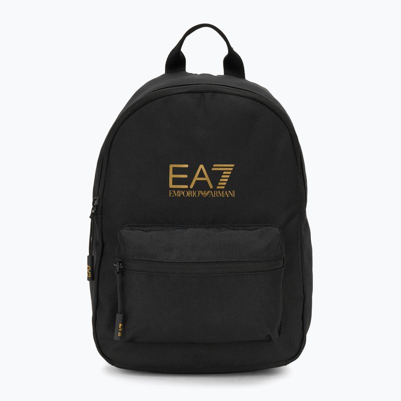 EA7 Emporio Armani Train Core 6 l schwarz / gold Logo Kinder städtischen Rucksack