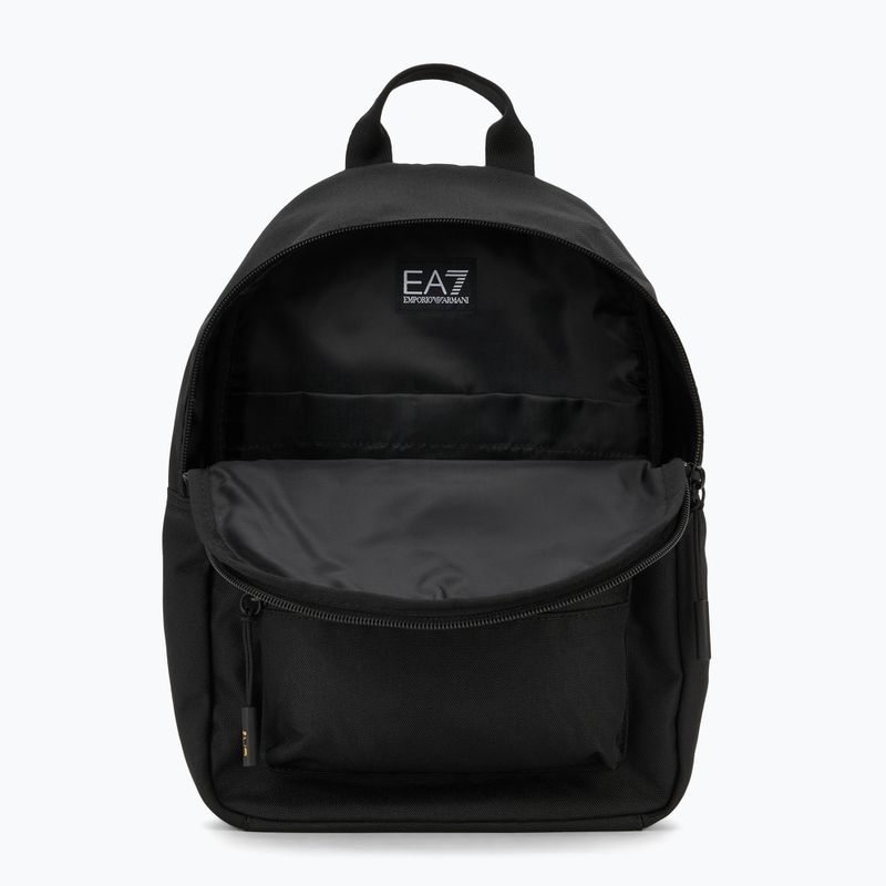 EA7 Emporio Armani Train Core 6 l schwarz / gold Logo Kinder städtischen Rucksack 6