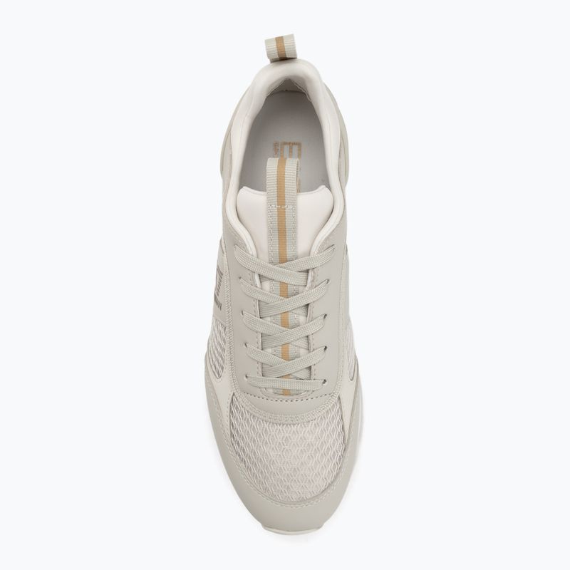 EA7 Emporio Armani Schwarz & Weiß Schnürsenkel Silber Birke/Gold Schuhe 5