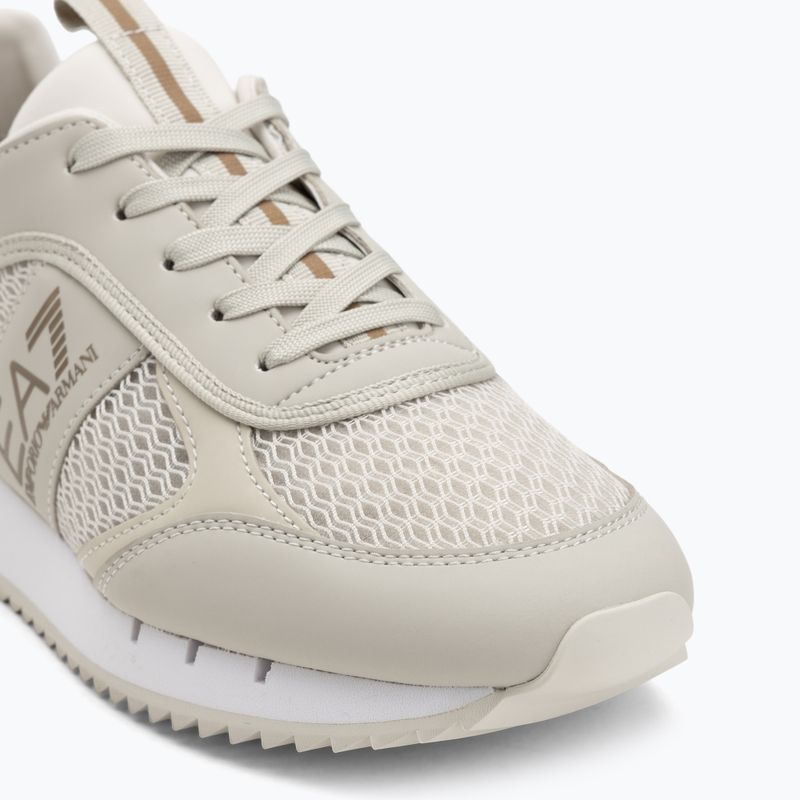 EA7 Emporio Armani Schwarz & Weiß Schnürsenkel Silber Birke/Gold Schuhe 7