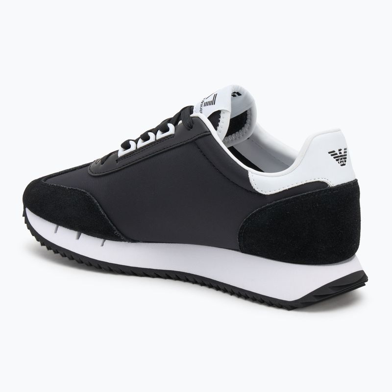 EA7 Emporio Armani Schwarz & Weiß Vintage blk/weiß/blk Adler Schuhe 3