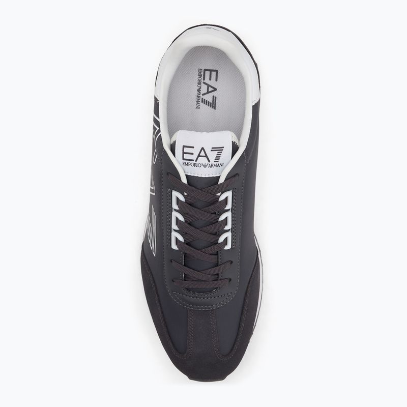 EA7 Emporio Armani Schwarz & Weiß Vintage Periskop/weiße Schuhe 5