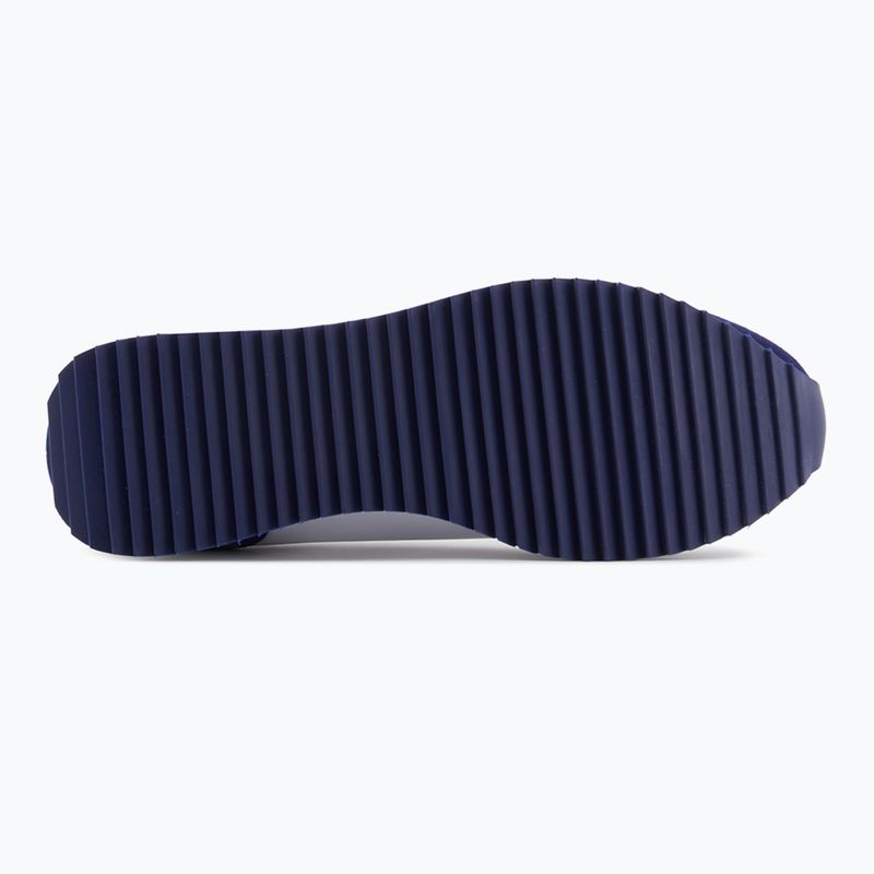 EA7 Emporio Armani Schwarz & Weiß Vintage weiß/mittelalterliche blaue Schuhe 2