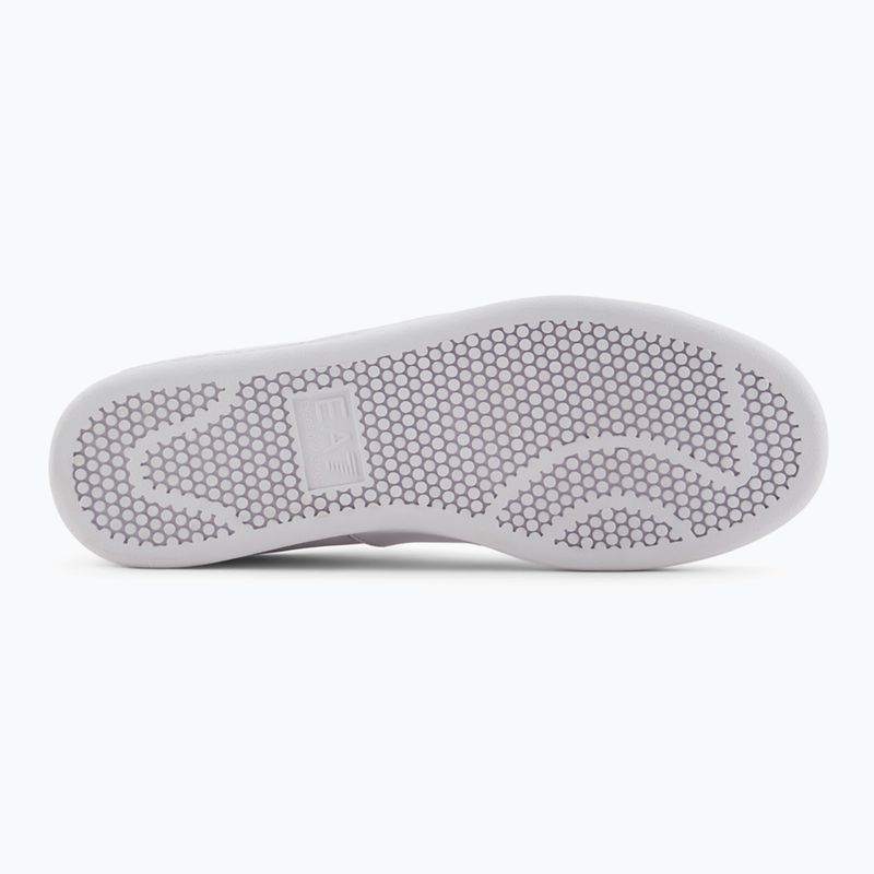 EA7 Emporio Armani Klassische Logo voll wht/Gold Detail Schuhe 2