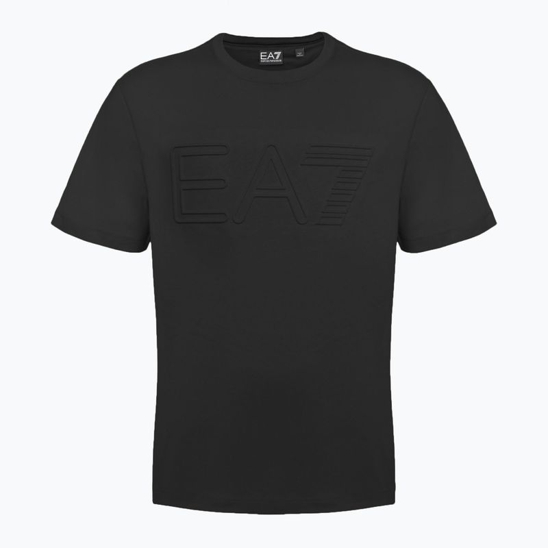 Herren EA7 Emporio Armani Logo Serie T-Shirt schwarz