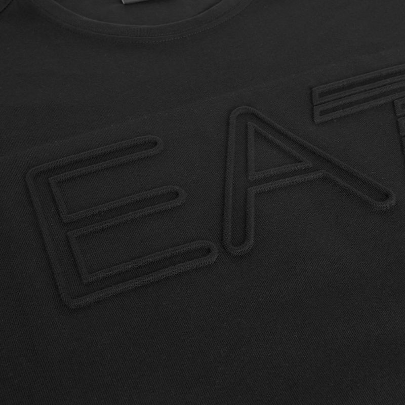 Herren EA7 Emporio Armani Logo Serie T-Shirt schwarz 3