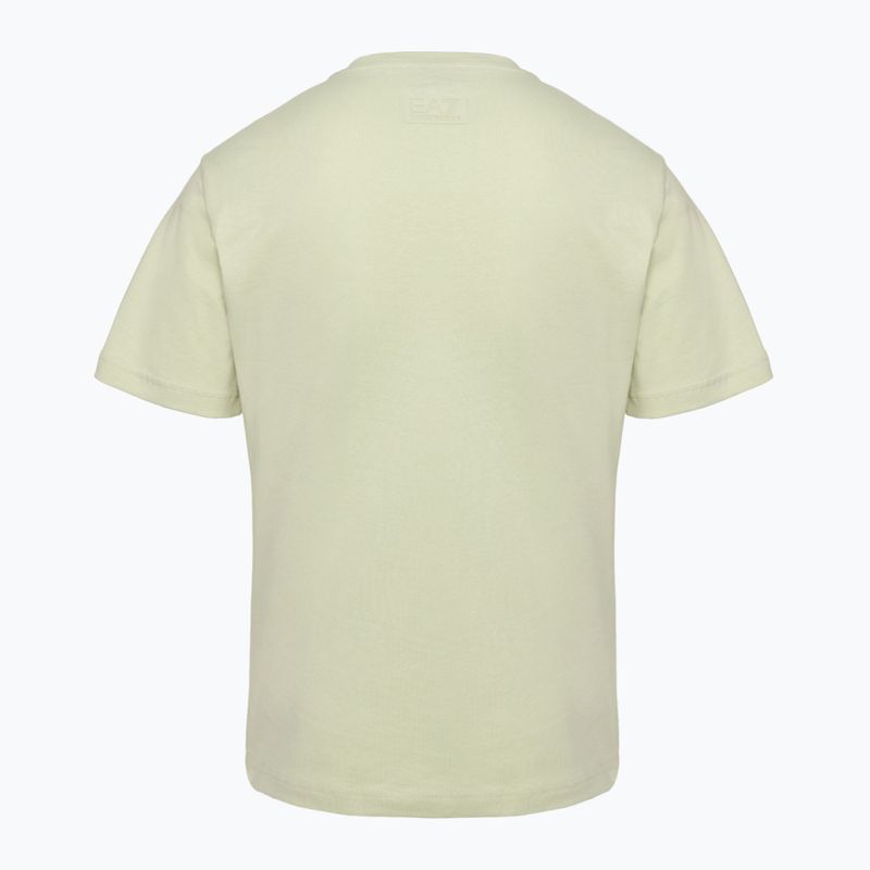 Herren EA7 Emporio Armani Logo Serie Meer Schaum T-shirt 2