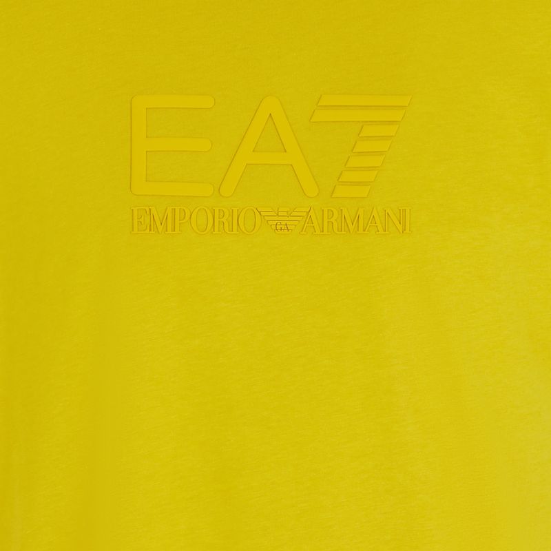 Herren EA7 Emporio Armani Sichtbarkeit Baumwolle Crew antik Moos T-shirt 3