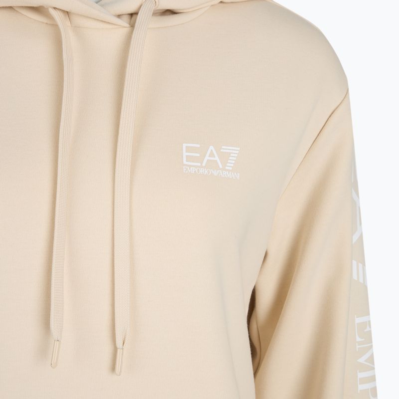 Damen EA7 Emporio Armani Zug Trainingsanzug HO Mandelmilch 5