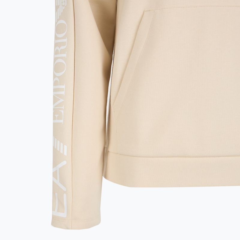 Damen EA7 Emporio Armani Zug Trainingsanzug HO Mandelmilch 6