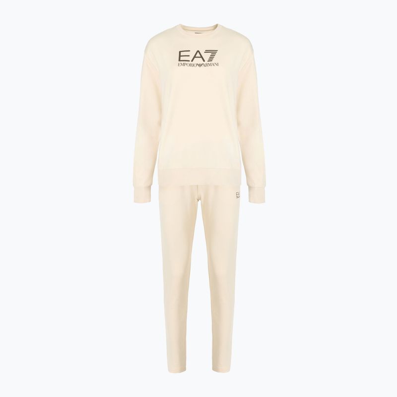 EA7 Emporio Armani Damen-Trainingsanzug MaxiLogo Mandelmilch