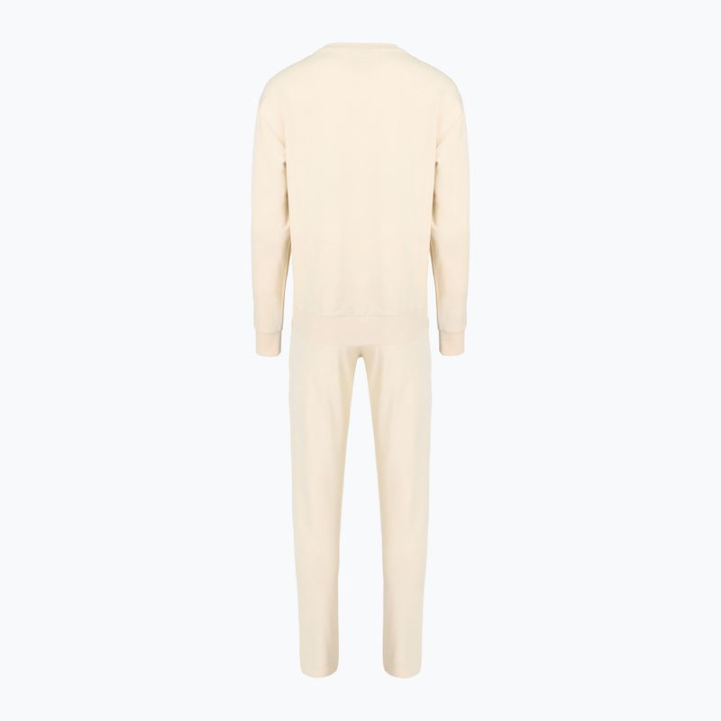 EA7 Emporio Armani Damen-Trainingsanzug MaxiLogo Mandelmilch 2