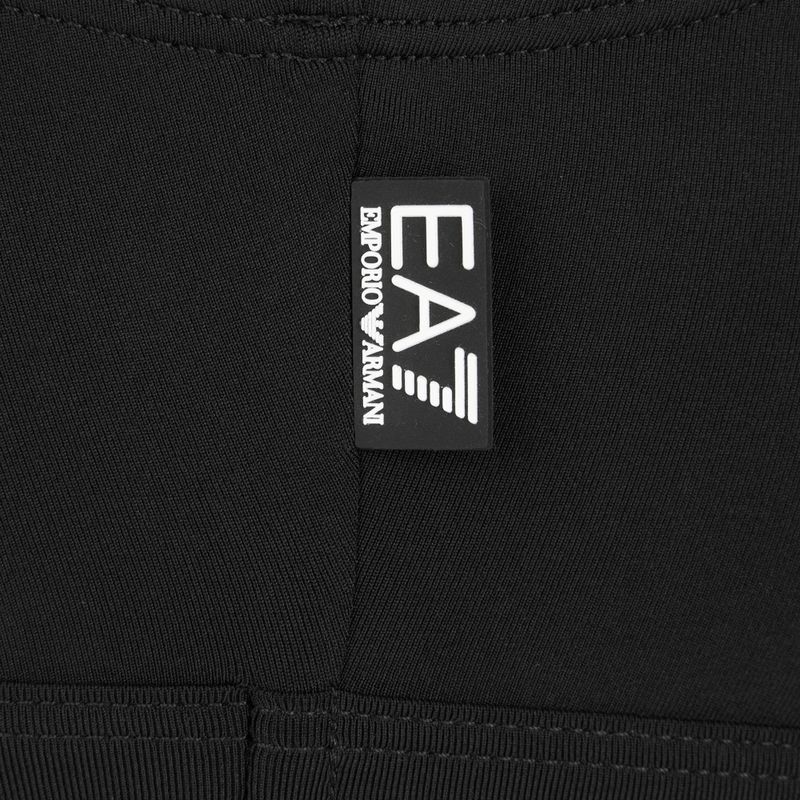 Zweiteiliger Damen-Badeanzug EA7 Emporio Armani Maxi Logo Bikini Top schwarz 6