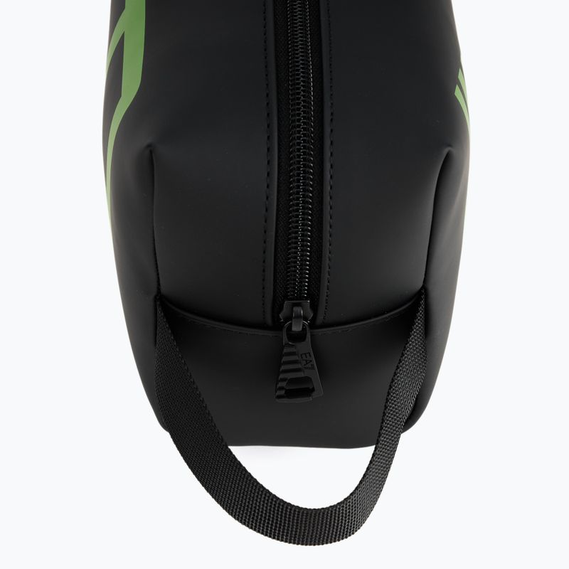 EA7 Emporio Armani Train Beauty Kosmetiktasche schwarz/lebendig grün 5