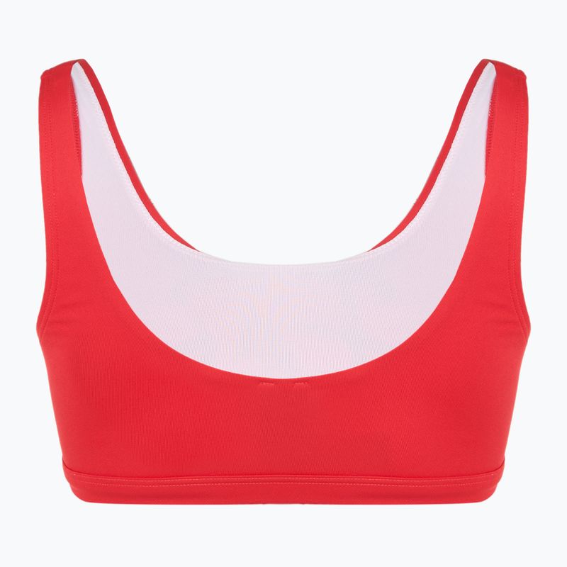 Zweiteiliger Damen-Badeanzug EA7 Emporio Armani Maxi Logo Bikini Top racing red 4