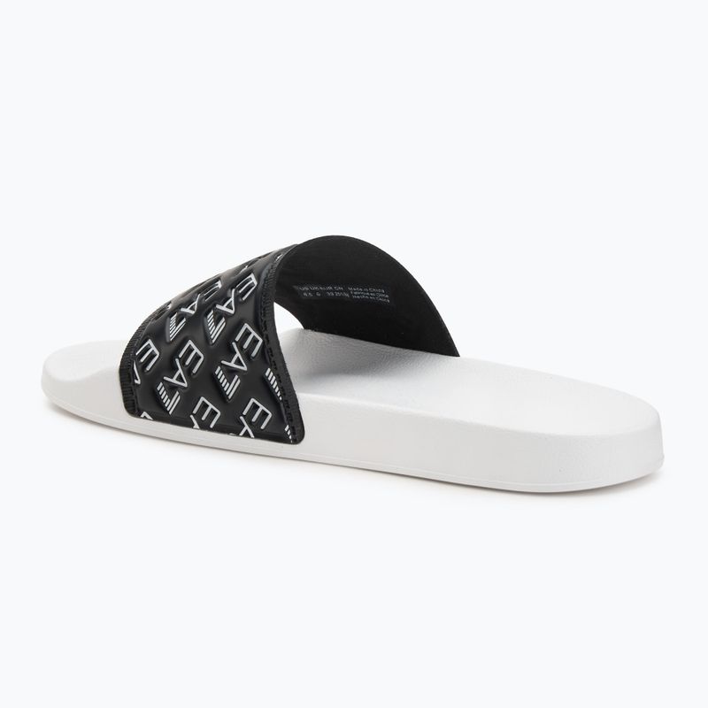 EA7 Emporio Armani Wassersport All Over schwarz / weiß Flip-Flops 3