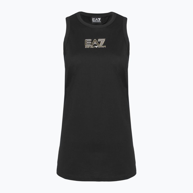 Women's EA7 Emporio Armani Zug Sichtbarkeit Tank schwarz/gold