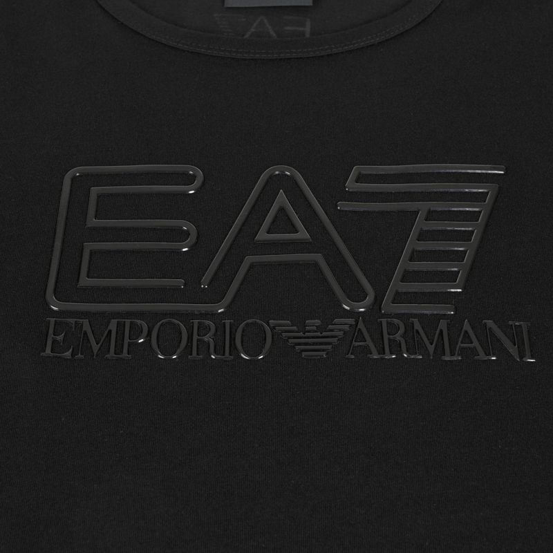 Damen EA7 Emporio Armani Zug Sichtbarkeit T-Shirt schwarz 3