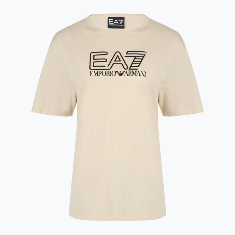 Damen EA7 Emporio Armani Zug Sichtbarkeit t-shirt Mandelmilch