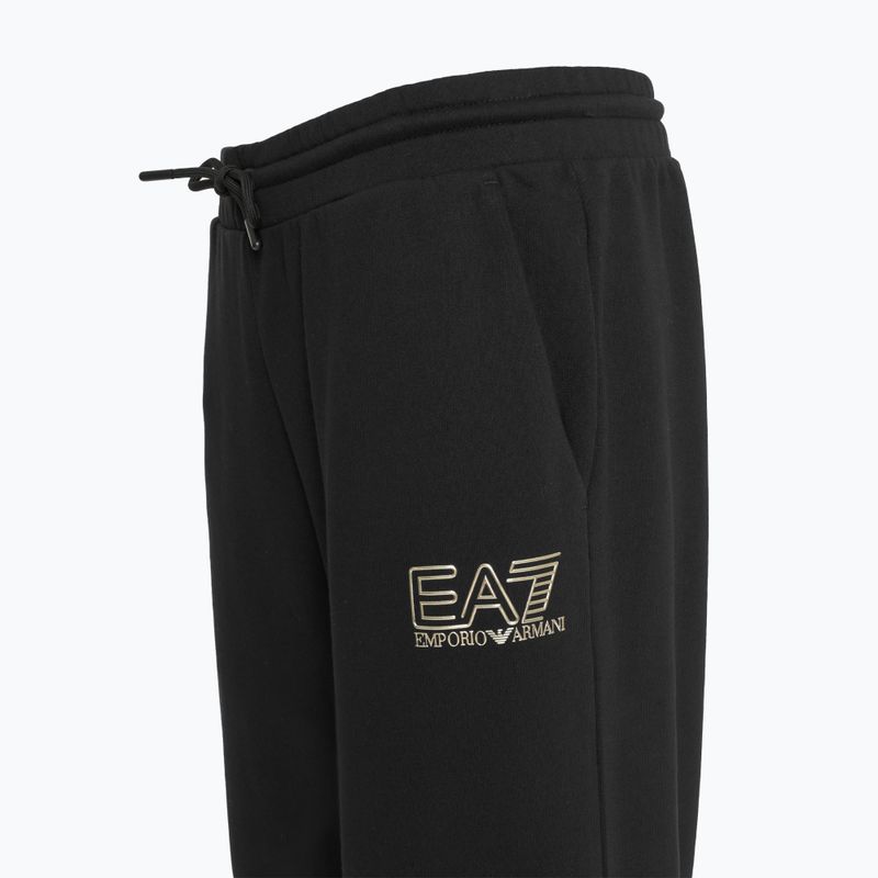 Damen EA7 Emporio Armani Zug Sichtbarkeit Trainingsanzug HO CH FZ schwarz/gold 9