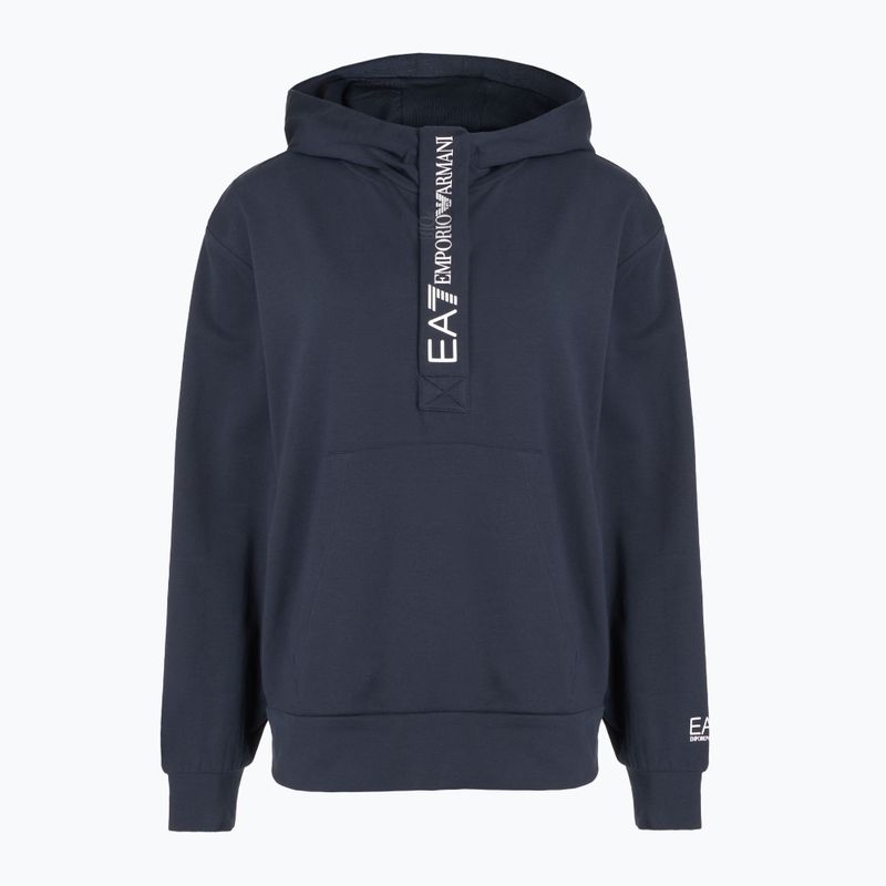 Damen Trainingsanzug EA7 Emporio Armani Zug Trainingsanzug HO 1/4 Zip armani blau 3