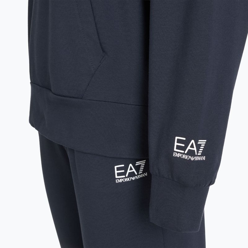 Damen Trainingsanzug EA7 Emporio Armani Zug Trainingsanzug HO 1/4 Zip armani blau 7