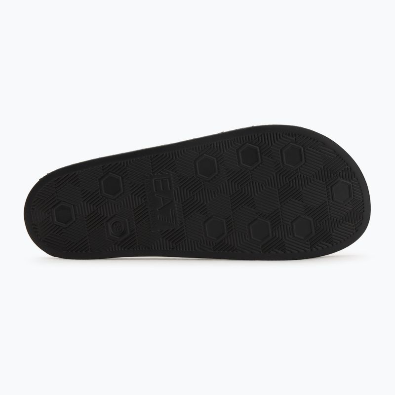 EA7 Emporio ArmaniWater Sports Tape flip-flops voll schwarz / gold 4