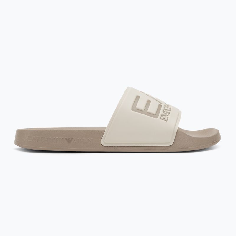 EA7 Emporio Armani Wassersport Sichtbarkeit Flip-Flops Kopfsteinpflaster / Silber Birke 2