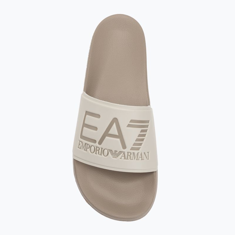 EA7 Emporio Armani Wassersport Sichtbarkeit Flip-Flops Kopfsteinpflaster / Silber Birke 5