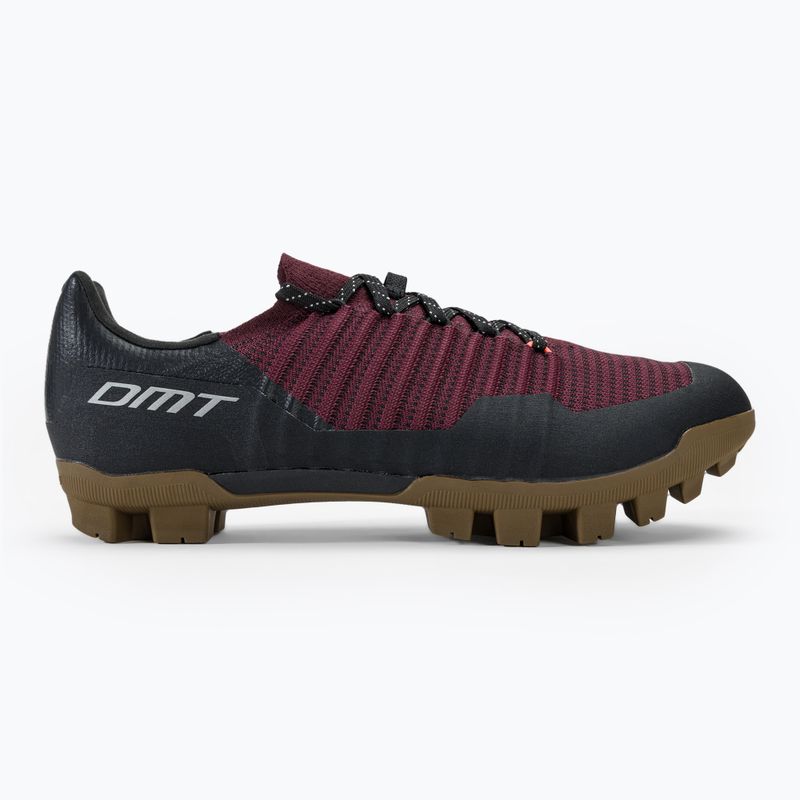 Herren MTB-Radschuhe DMT GK1 schwarz/bordeaux 2