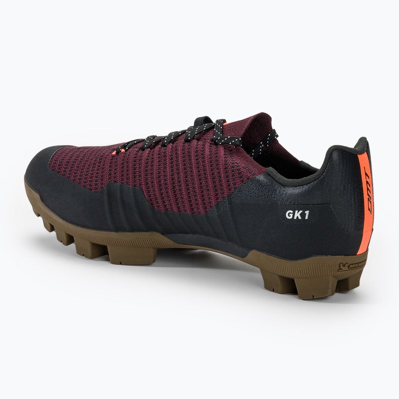 Herren MTB-Radschuhe DMT GK1 schwarz/bordeaux 3