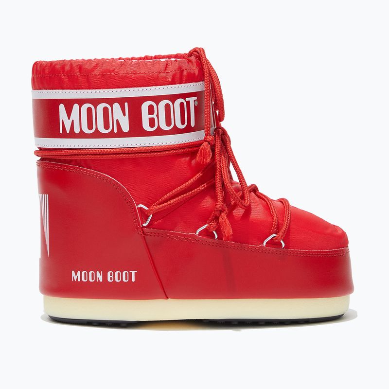 Moon Boot Damen Schneestiefel Icon Low Nylon rot