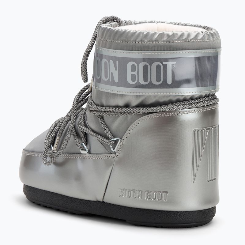 Moon Boot Icon Low Glance Damen Schneestiefel silber 3