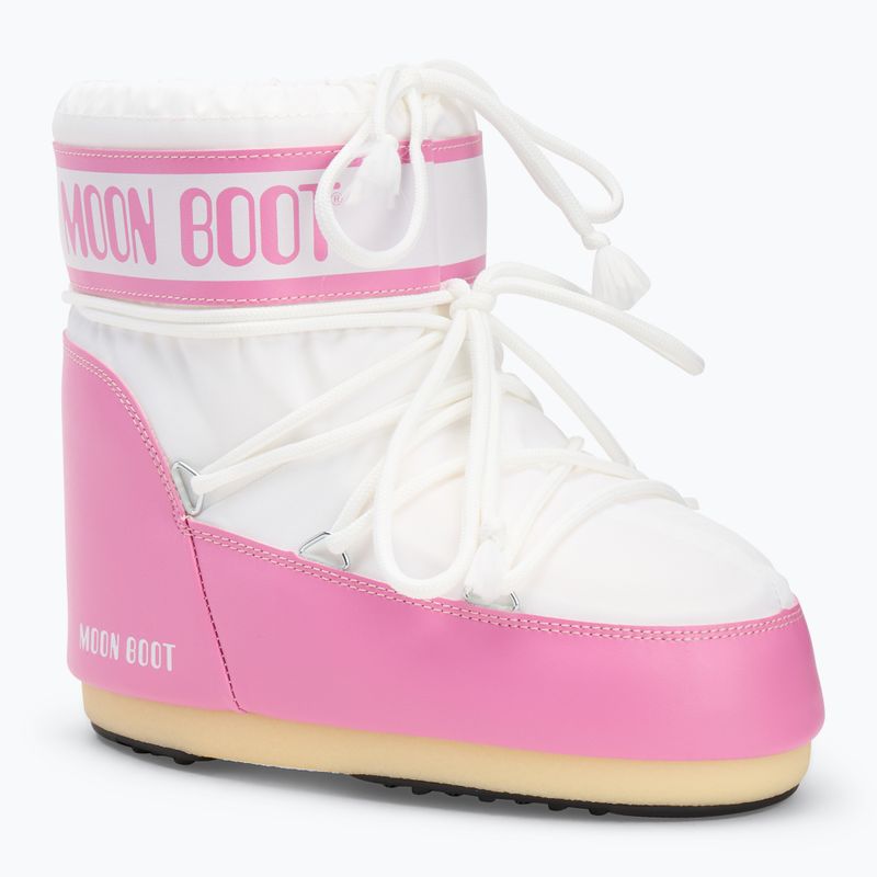 Schneeschuhe Damen Moon Boot Icon Low Nylon pink/white
