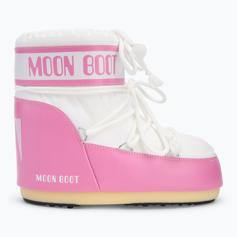Schneeschuhe Damen Moon Boot Icon Low Nylon pink/white 2