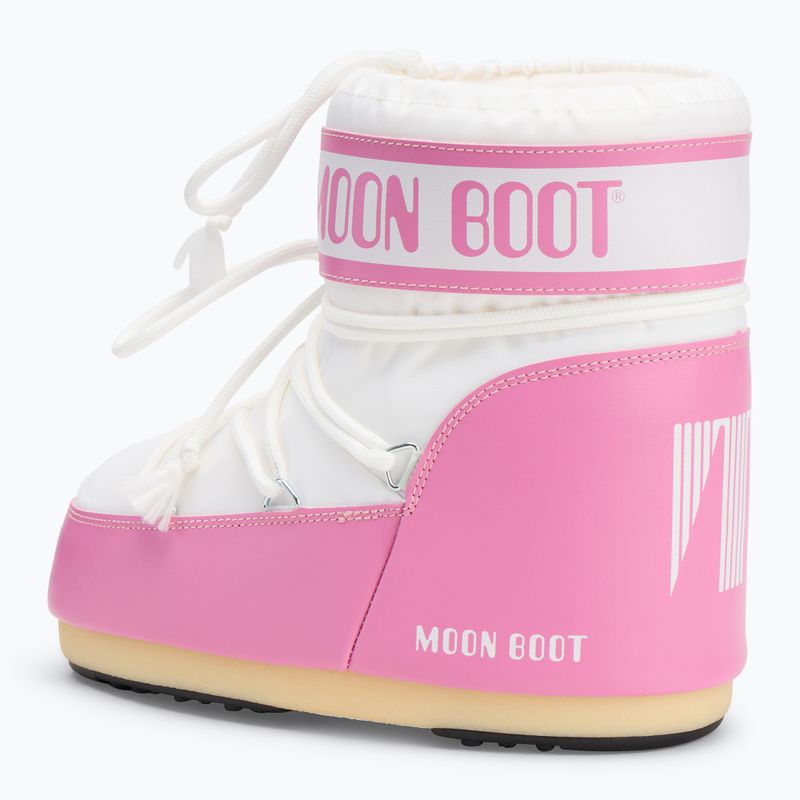 Schneeschuhe Damen Moon Boot Icon Low Nylon pink/white 3